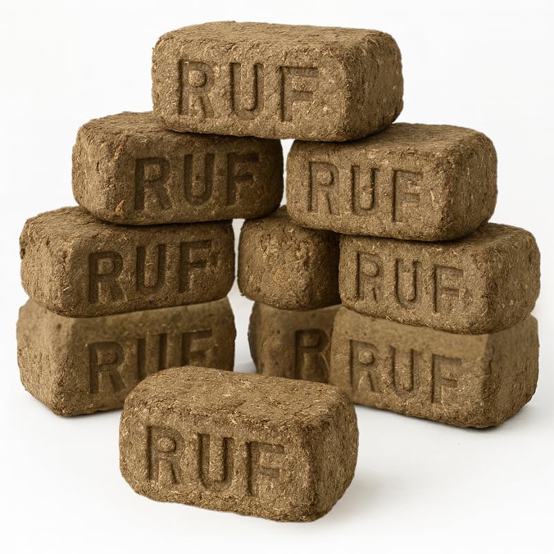 Overnite Long Burning Briquettes Natural Softwood Eco Heat Logs Up to 8 Hour Burn Low Moisture For Wood Burning Stoves & Log Burners