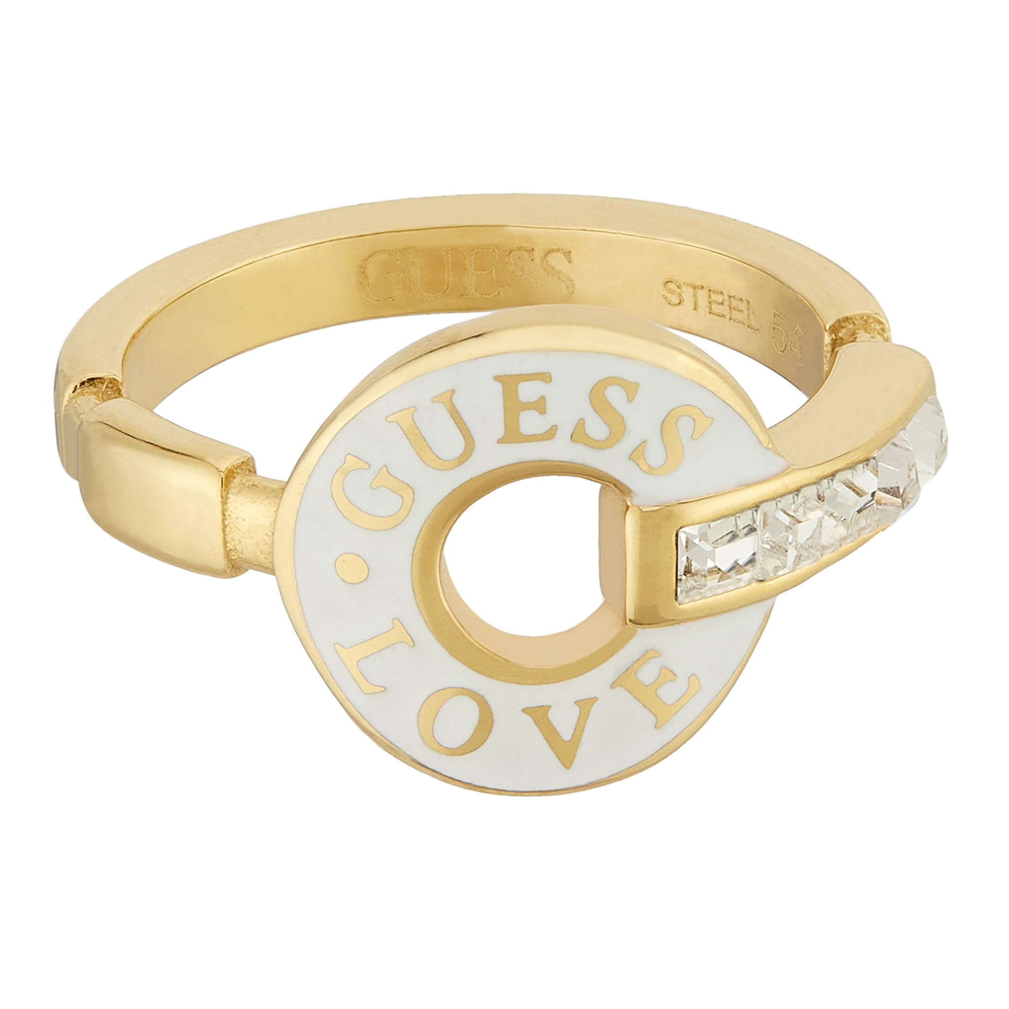 Love Gold-Plated Stainless Steel Ring for Women | Hypoallergenic & Stackable Rings | Perfect for Gifting-image-27