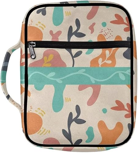 Miniatura 1 de Pensura Bible Case for Women and Girls Bible Bags with Flora Durable Bible Cover with Portable Handle Strap for Carrying Includes Lots of Storage