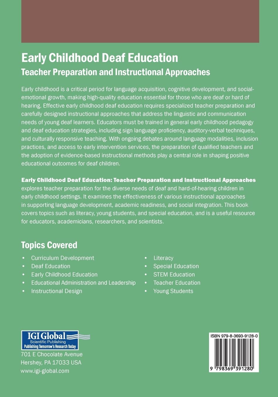 Early Childhood Deaf Education: Teacher Preparation and Instructional Approaches      Paperback – September 25, 2025
