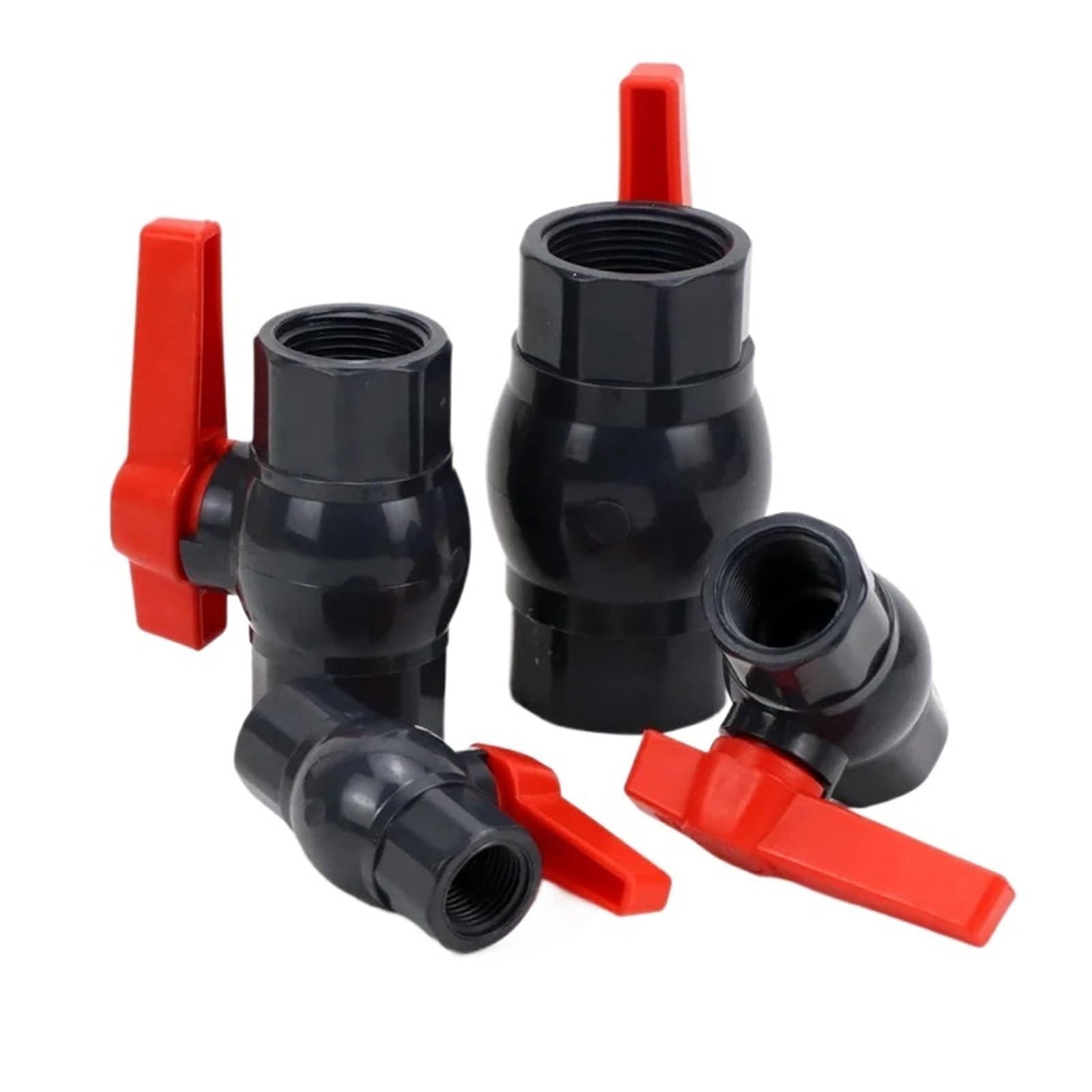 Connettore per tubo valvola a sfera, valvola a sfera, 1 pezzo, 1,3 cm ~ 5,1 cm, in PVC (femmina da 3 cm)