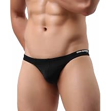 BRAVE PERSON Contracted Thong Shapewear G-string For Men Sexy Underwear B1143 L30, Black