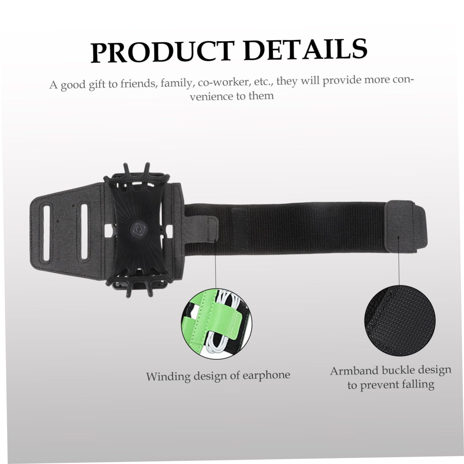 Gatuida 3pezzi Bracciale Per Cellulare Supporto Per Braccio Per Esercizi All Aperto Design Traspirante Per Sport e Corsa Compatibile Con Smartphone Di Diverse
