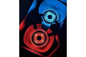 Rechargeable LED Cup Coaster: Illuminate Your Rides