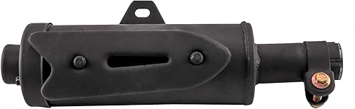 Miniatura 5 de Fuerduo Tubo de escape de silenciador de 1.102 in 1 18 pulgadas para ATV Quad Go Kart 50cc 70cc 90cc 110 125cc