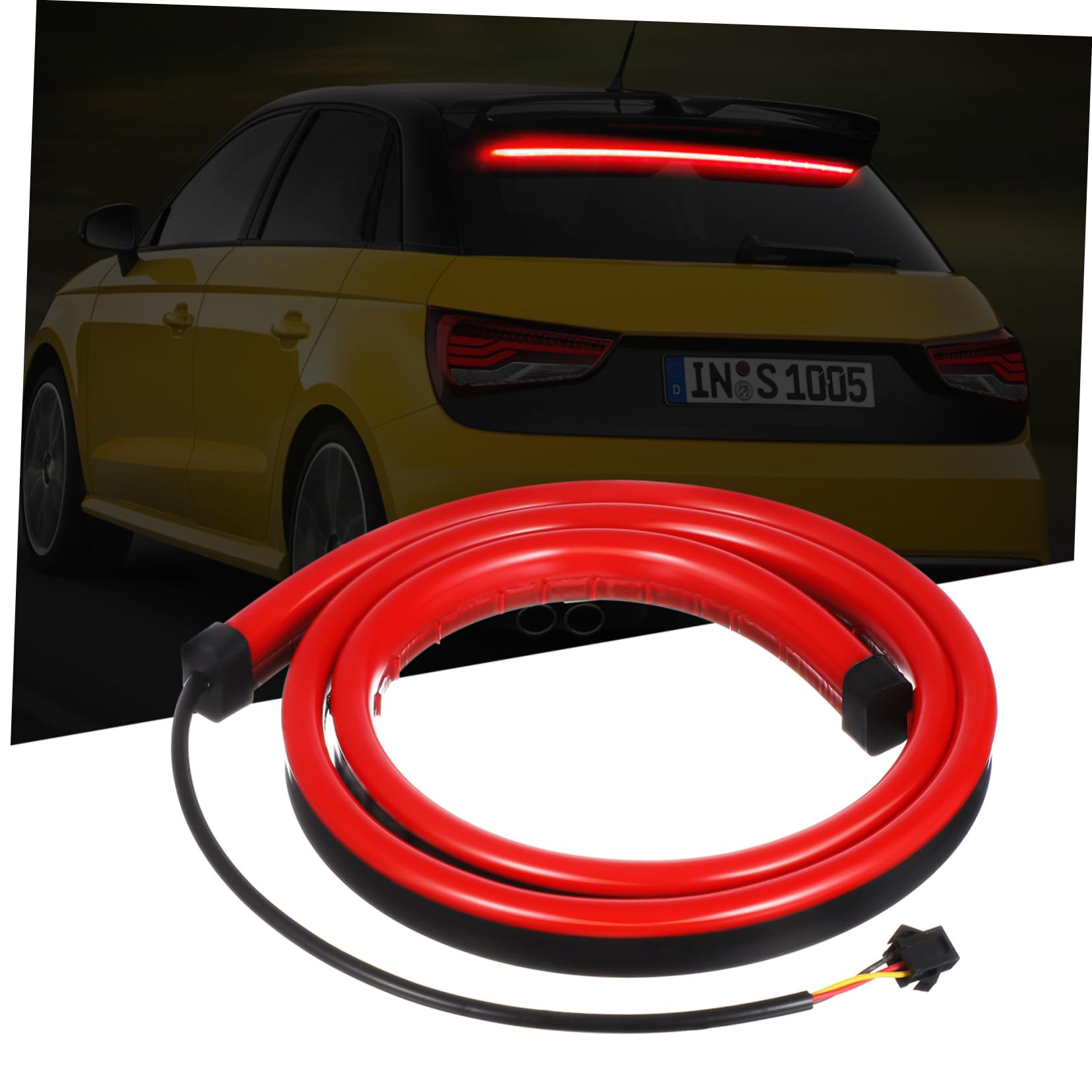 Cabilock Barra Luces Led Coche Luces Emergencia Luz Freno Alta Compatibilidad Fácil Instalar