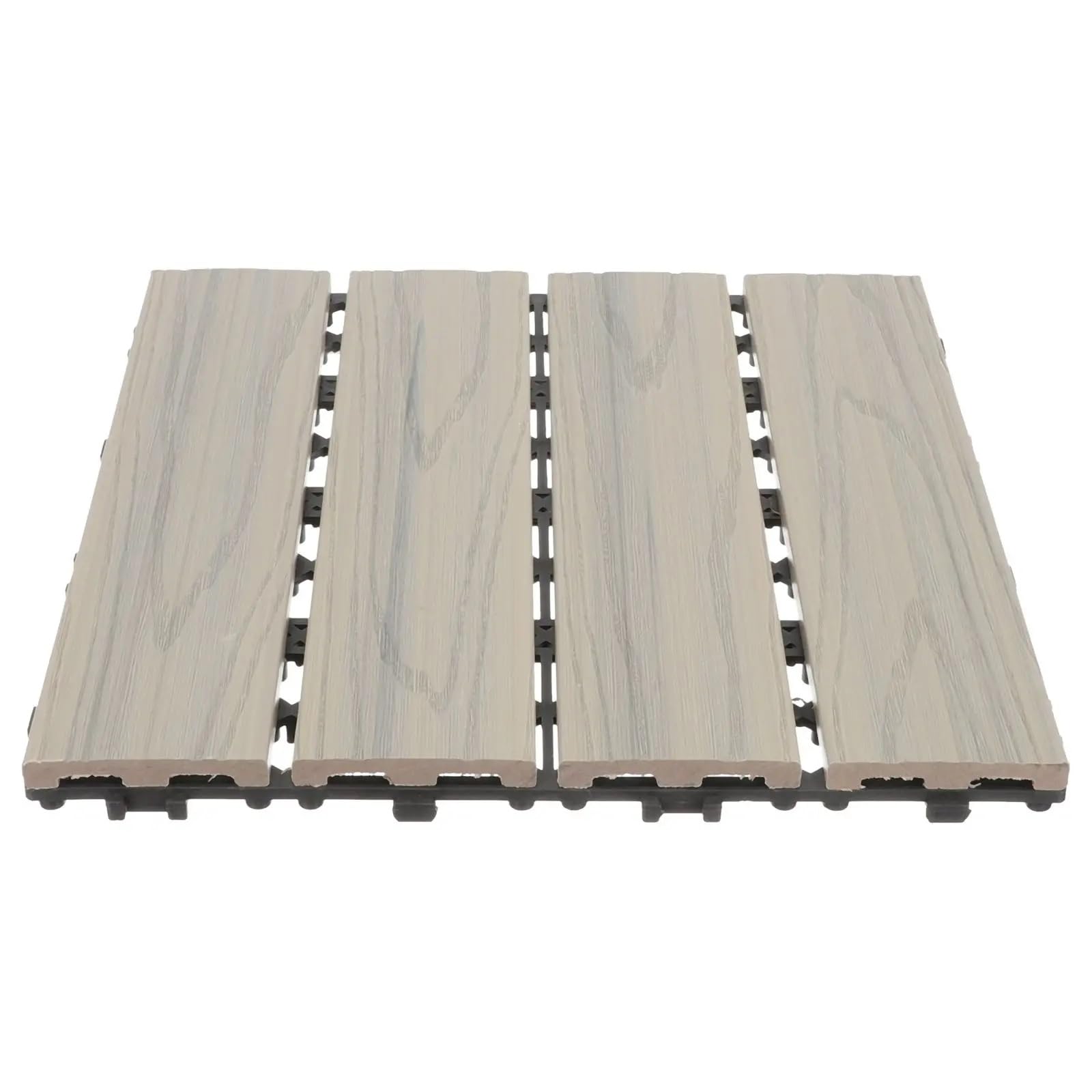 Baldosas De Terraza Exterior Suelo de madera y plástico, 10 piezas, baldosas impermeables for terraza, jardín, balcón, baño, exterior, interior, empalme suelo