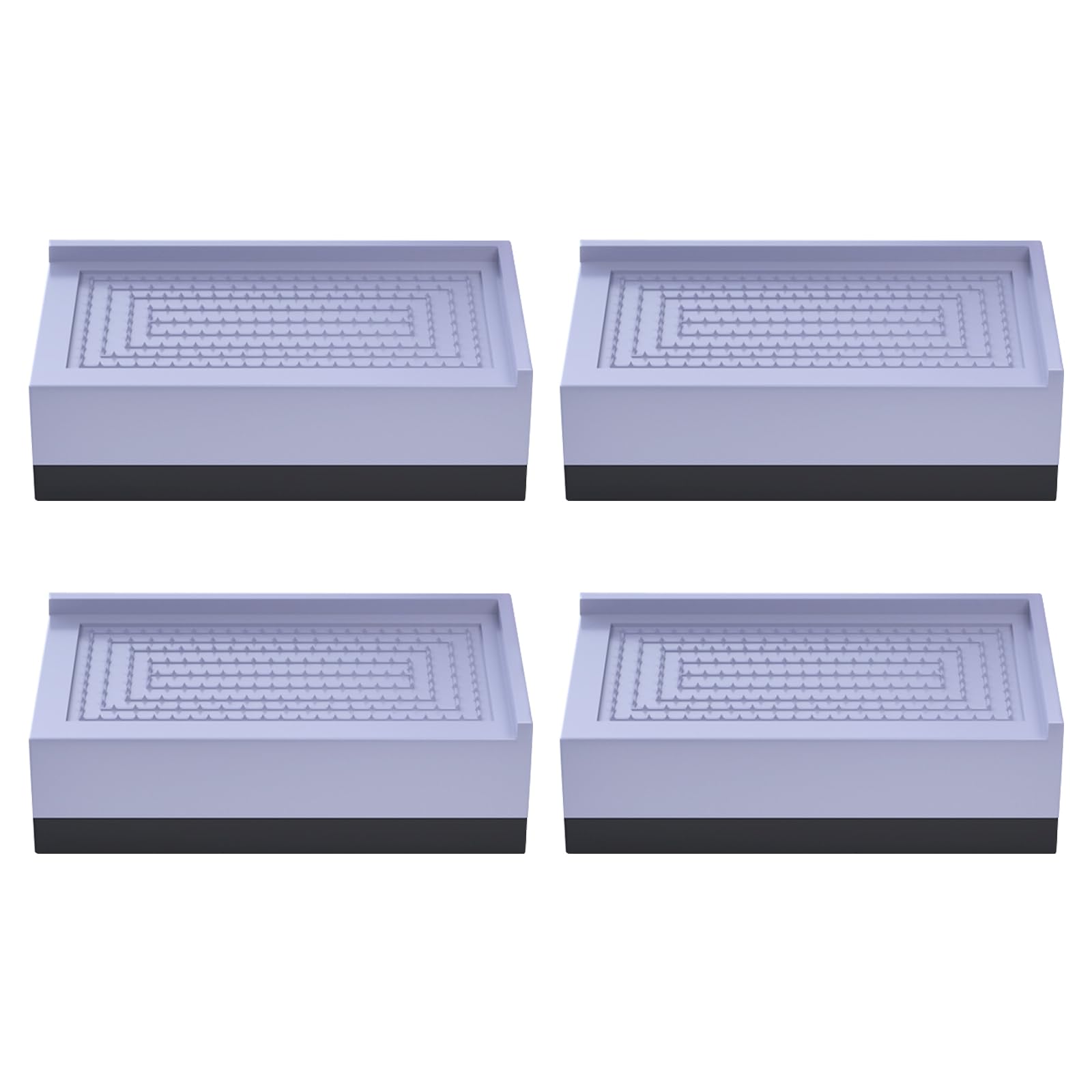 4 elevadores de muebles, patas de muebles de 4 cm, altura regulable de cama, elevador de mesa, patas de refuerzo para muebles, elevadores para lavadora, mesa, sofá y silla