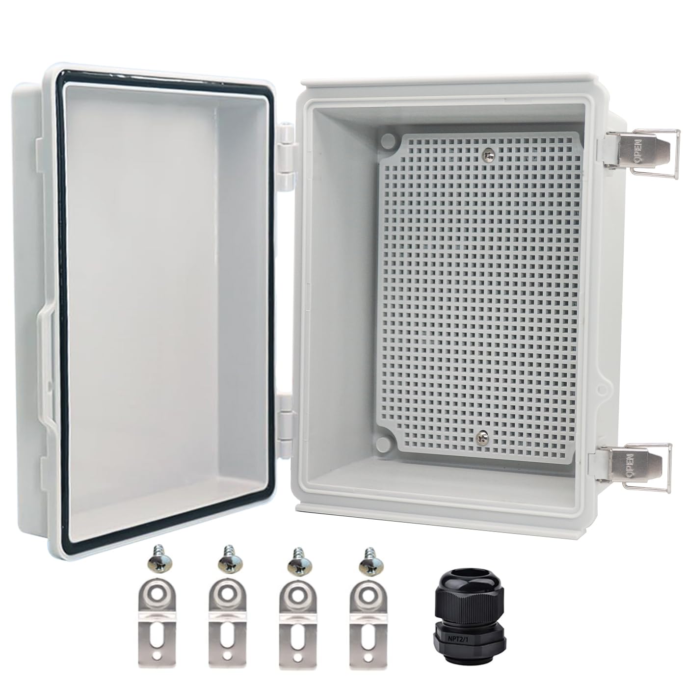 Photo 1 of YETLEBOX Waterproof Electrical Box 8.7"x6.7"x4.3" Grey
