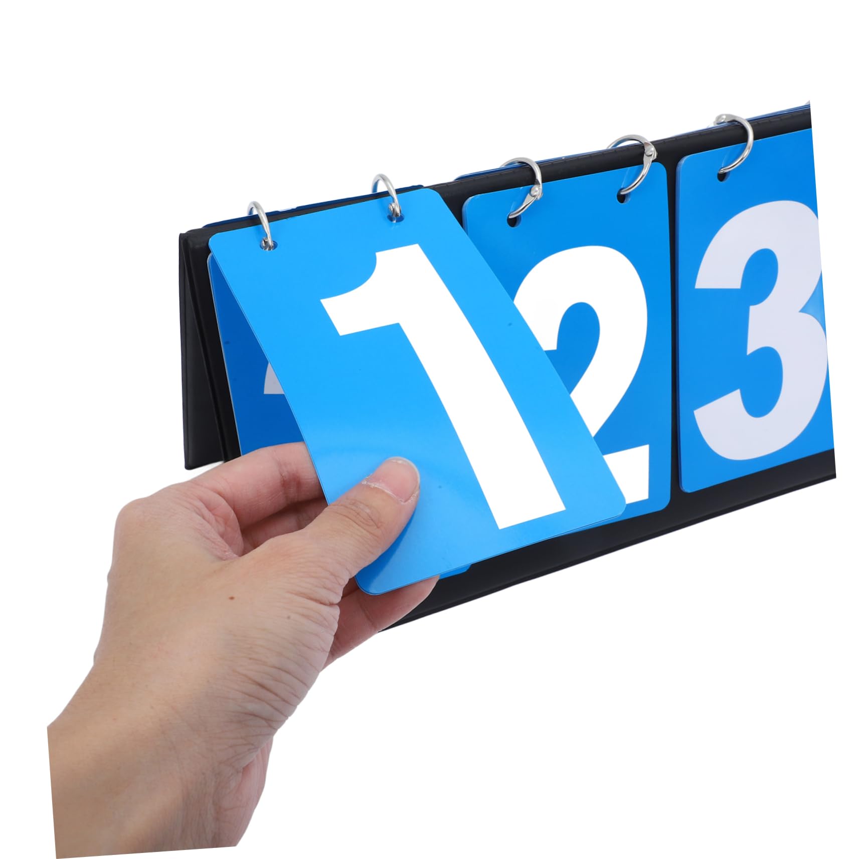 TOYANDONA Tabellone Punteggio Portatile ASSE Leggero Sport Tavole di Grandi Dimensioni Punto Segnapunti Riutilizzabile Tabelloni Punteggi Segnapunti di Tennis Blue Stoffa