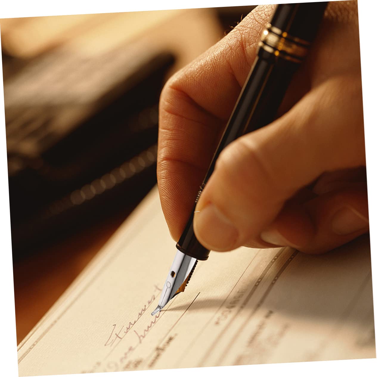 DOITOOL 15Pcs Fountain Pen Nibs Replacement Calligraphy Nibs for Smooth Writing Compatible with Standard Pens for Students and Artists