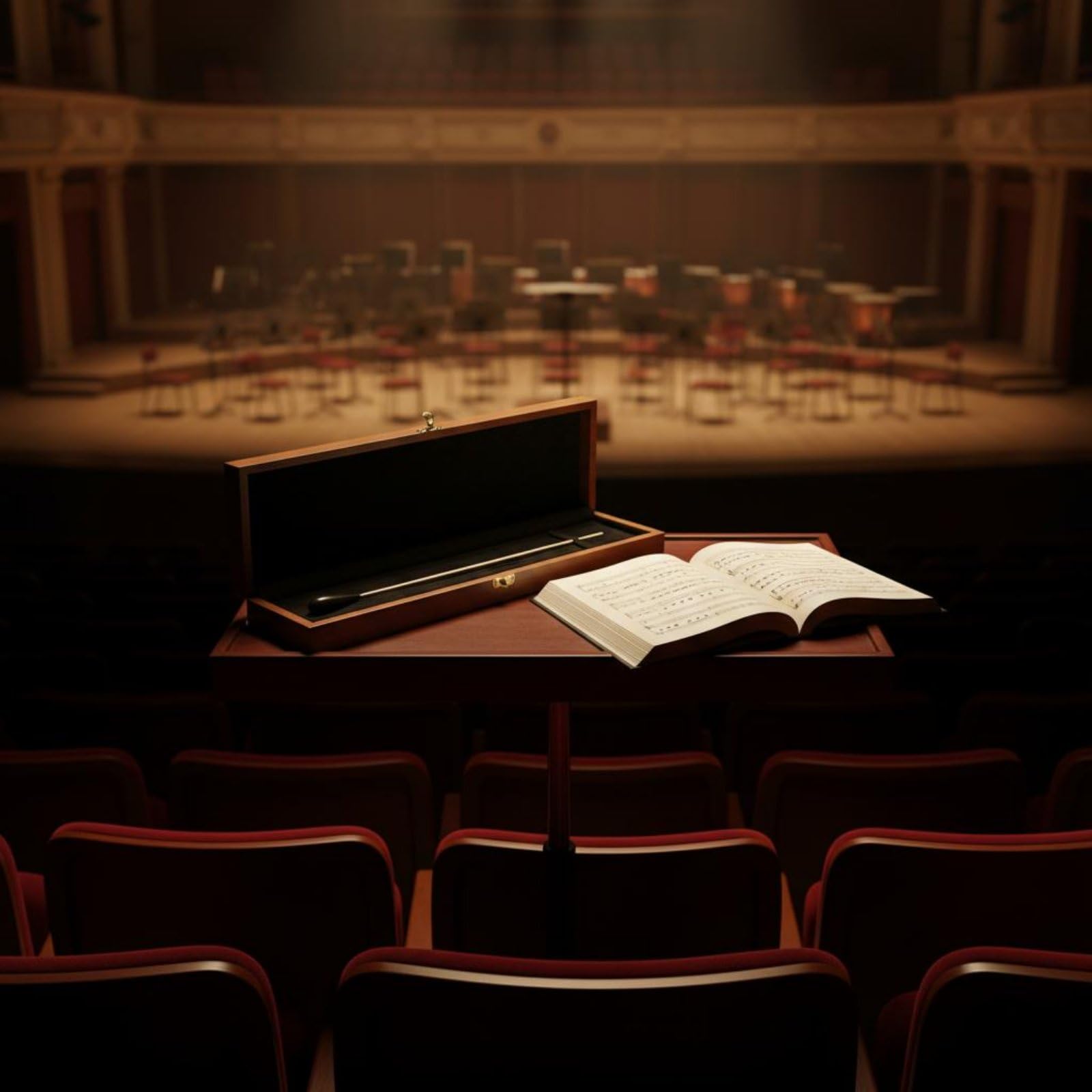 Batuta Director Orquesta Bastón de Dirección para Orquesta Bastón con Mango de Resina