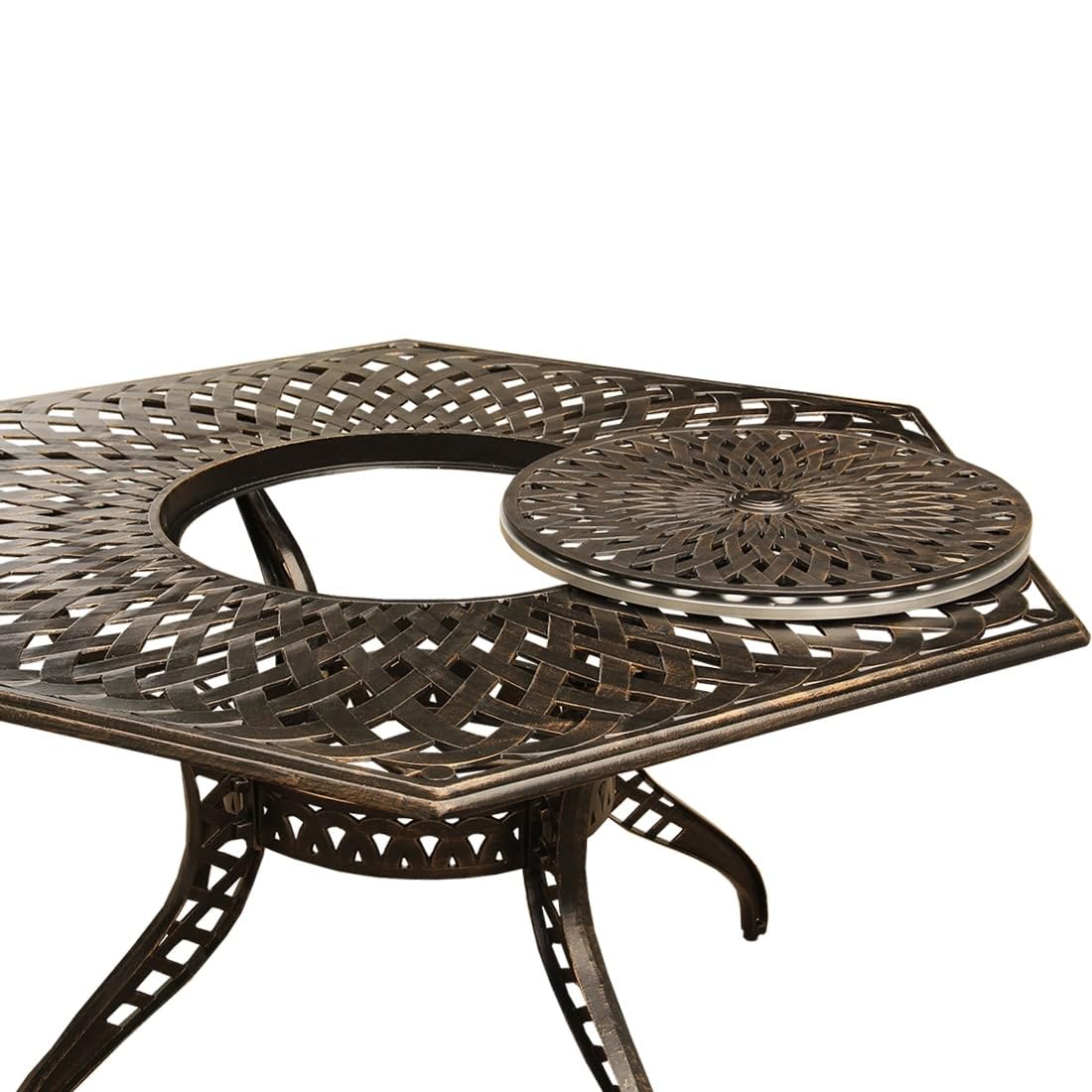 Amazon｜Oakland Living 1822-HEX-63-メッシュテーブル-LAZY-LBK
