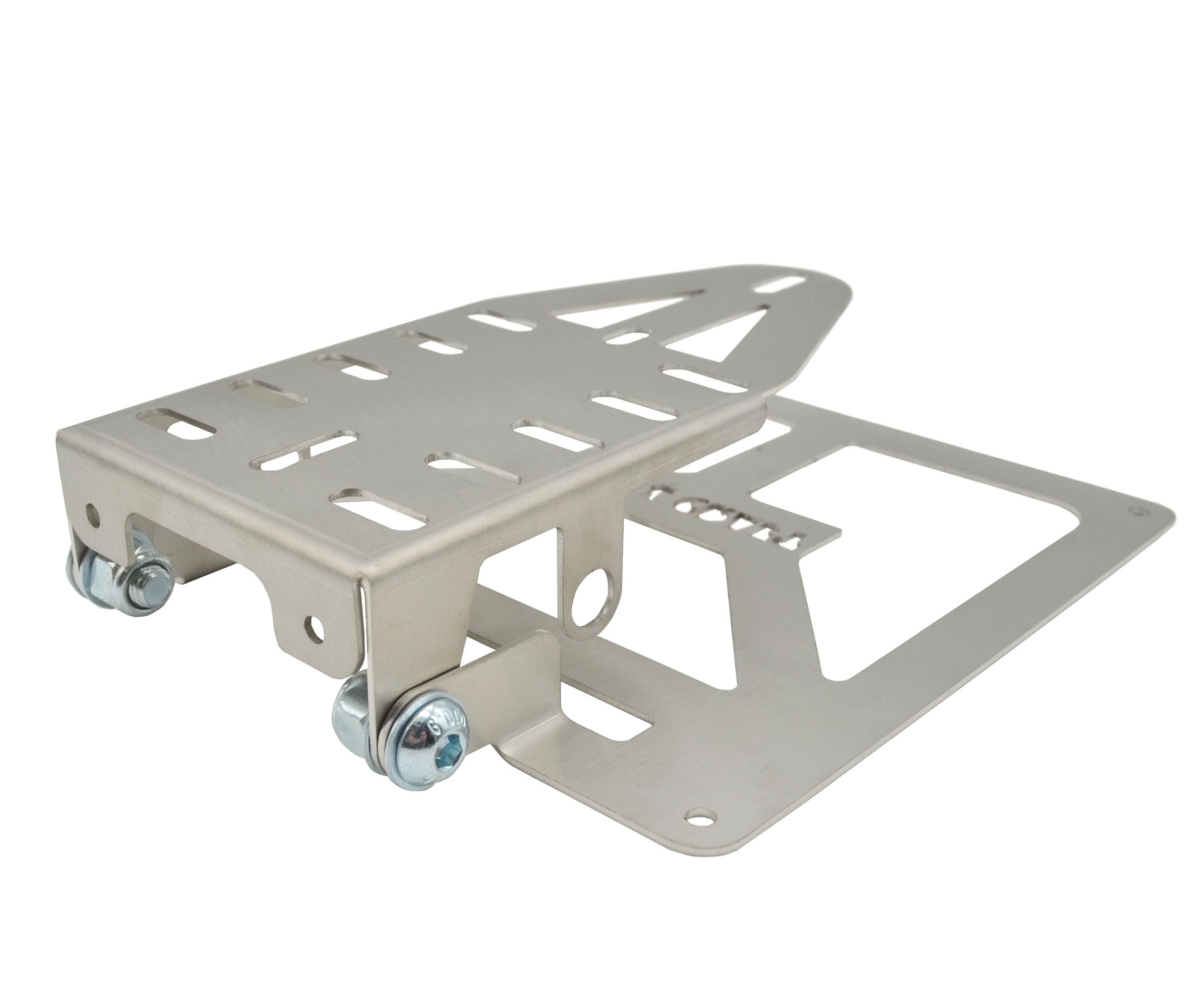 Portatarga Pieghevole Universale per Codino Stretto CC 125 300 450 Motard Enduro Moto