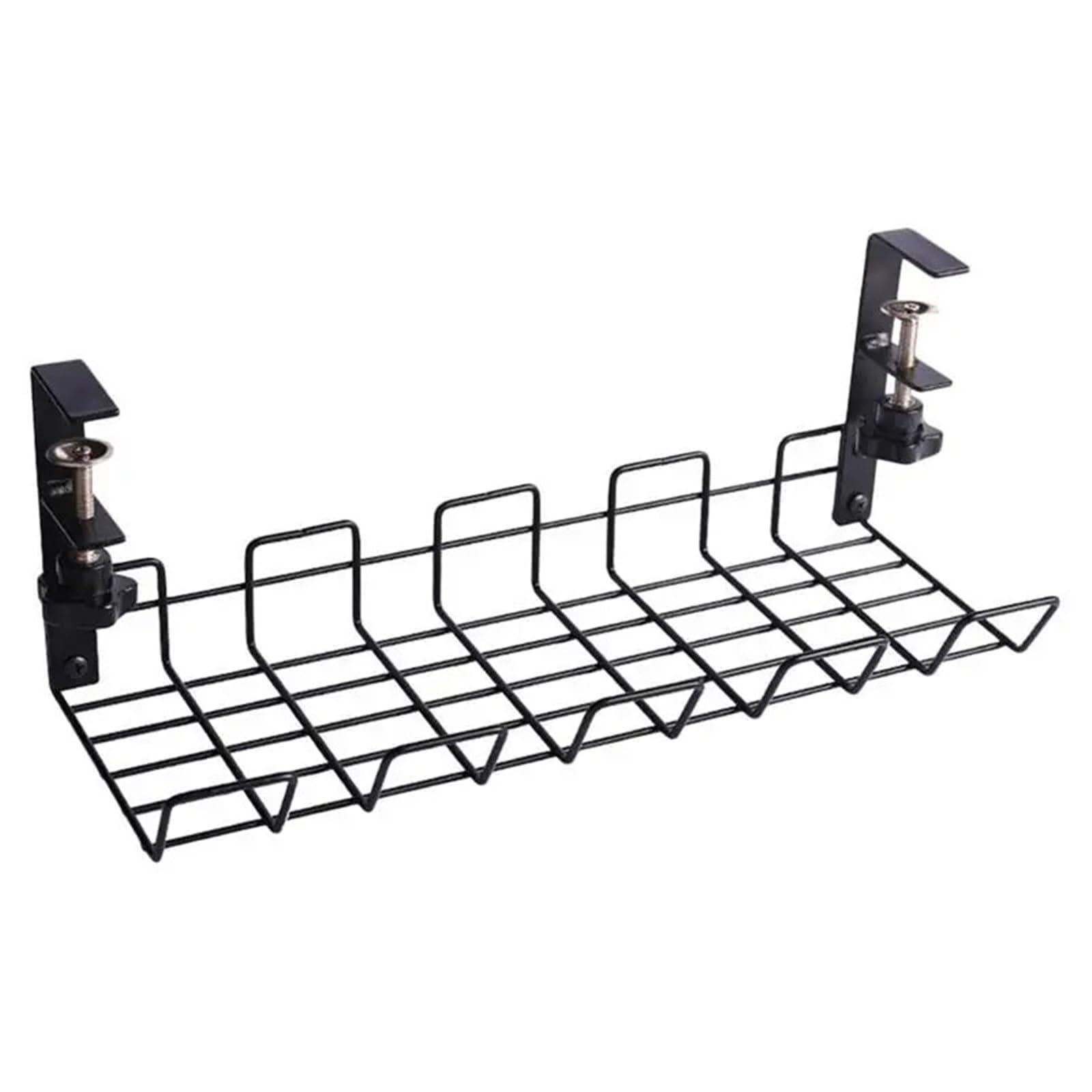 Vassoio for la gestione dei cavi sotto scrivania in metallo | Metallo multicolore di diverse dimensioni: gestione dei cavi sotto la scrivania(43x11.5x11.5cm)