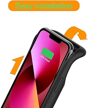 Amazon.com: Battery Case for iPhone 13 Mini, Enhanced 6500mAh