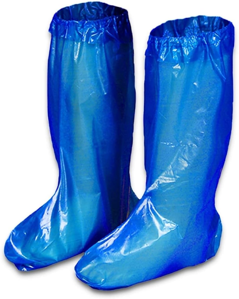 Large Thicker Boot And Shoe Covers Disposable NonSlip 50 Pack (25