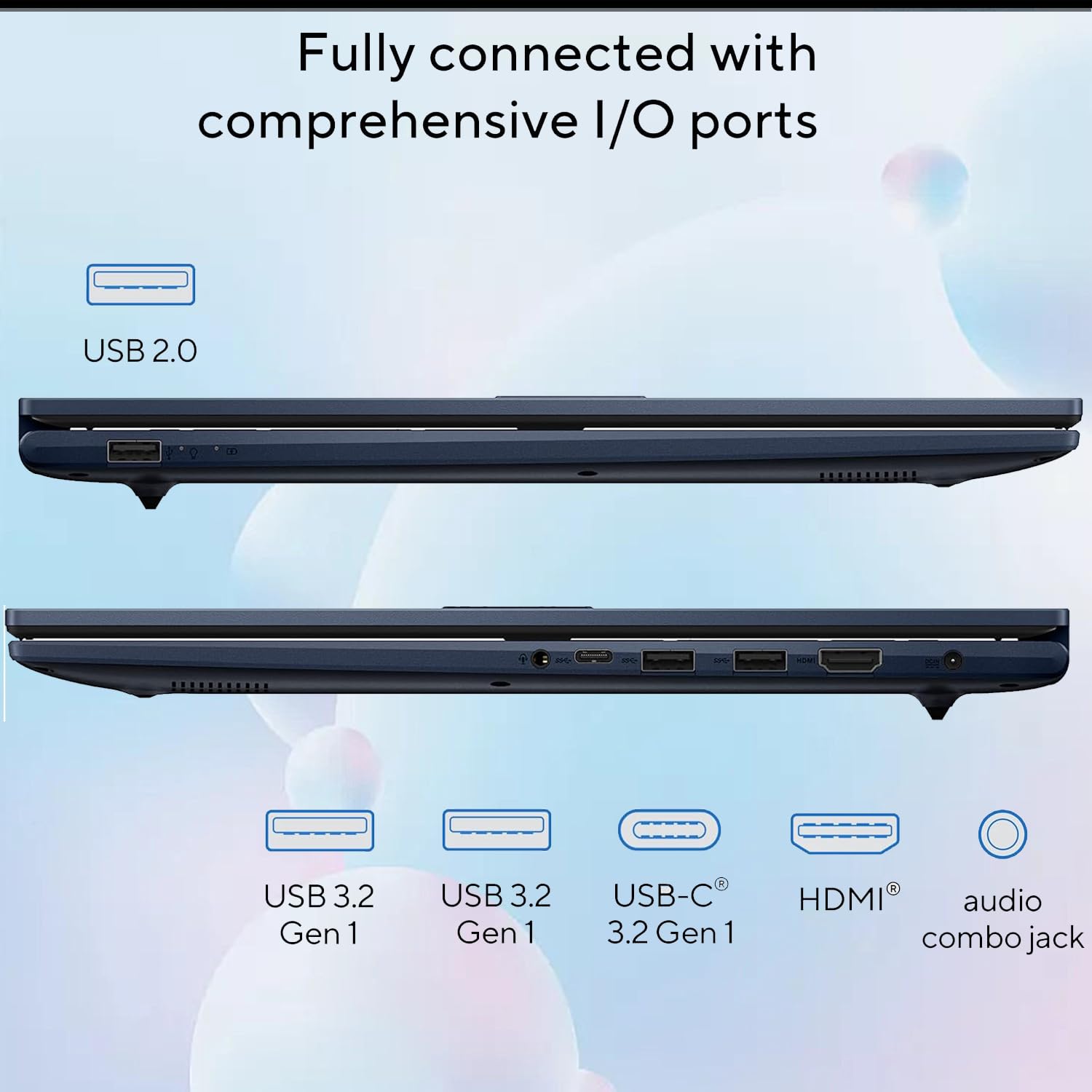 ASUS Vivobook Business Laptop, 17.3'' FHD Display, Intel Core i3-1215U, 36GB RAM, 2TB SSD, Touchpad, HDMI, Webcam, Wi-Fi, Windows 11 Pro, Blue, Bundle with PCO Notebook Folding Radiator, Laptop Cooler