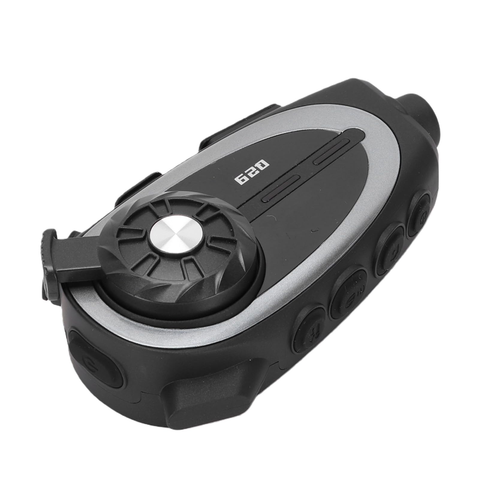 Elprico Fotocamera con Auricolare Bluetooth per Casco da Moto, Ricarica Rapida 1080P IPX6, Riduzione del Rumore con Doppio Microfono, Batteria da 1500 MAh, Altoparlanti da 40 Mm, PC ABS,