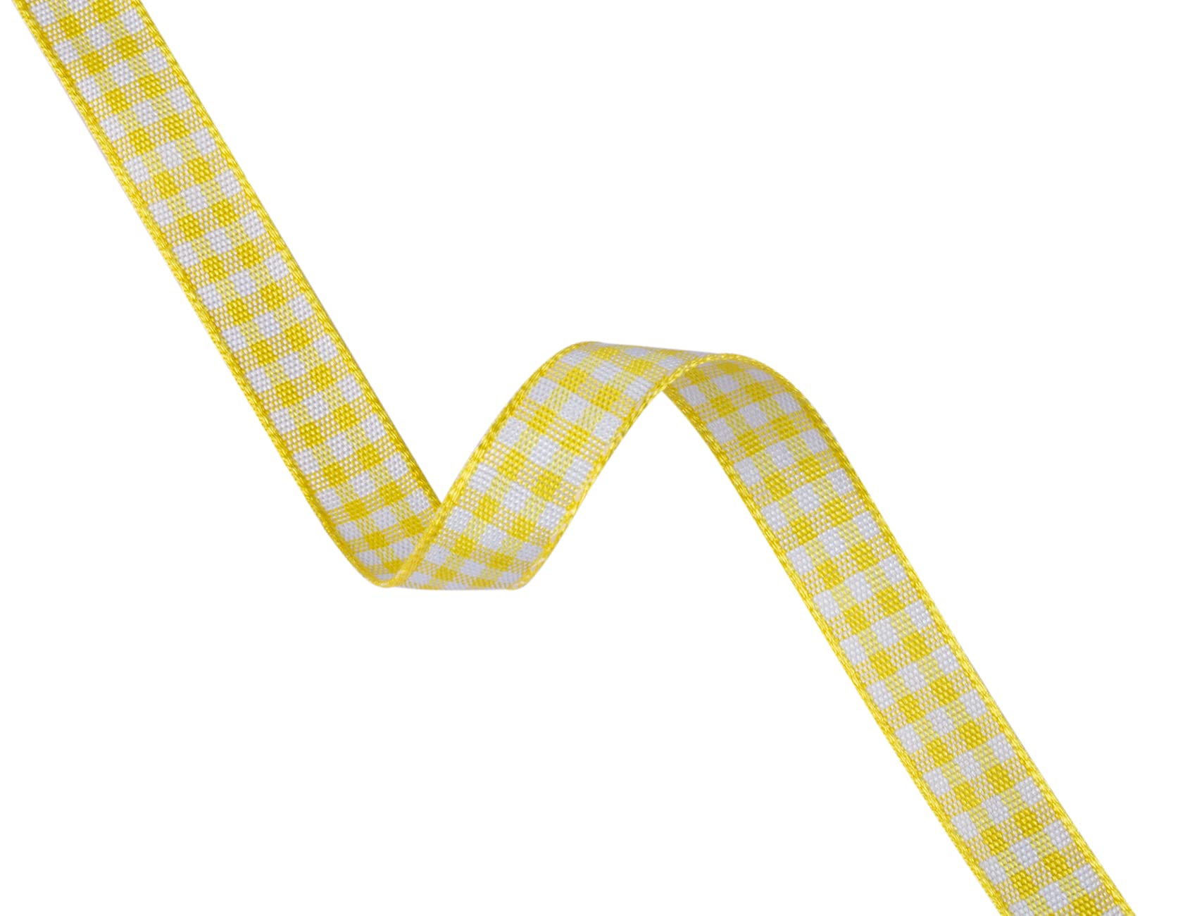 Ribbonitlux Gingham Ribbon, 9mm X 22 Meters, Plaid Checkered Ribbon with Woven Edge - Image 3
