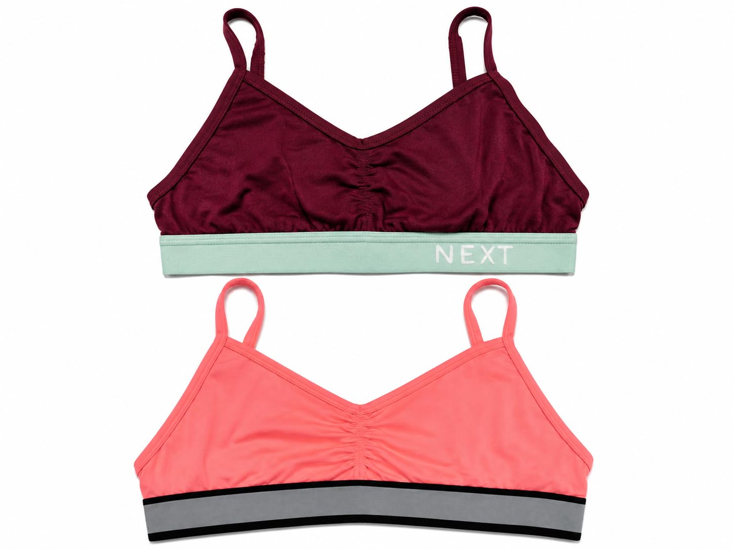 GlameurGirl Women Sports Bra Pack of 2 | Wire Free Full Coverage | Maroon Pink | Athletic Performance | Yoga Gym Workout Bra (in, Alpha, XL, B, 36, Regular)-picture-11