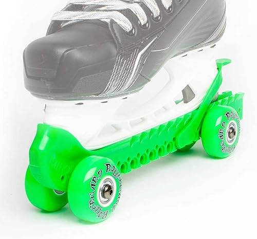Miniatura 2 de Protectores de patinaje de hockey sobre hielo, talla única, verde neón