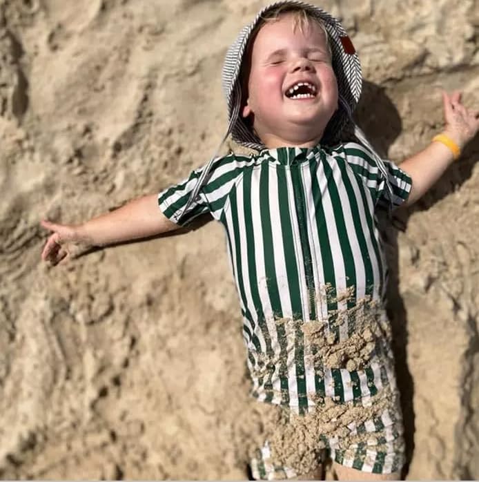 Boys One Piece Swimsuit Whale Dolphin Bathing Suit Zipper Rash Guard Kid Short Sleeve Swimwear Shark Beach Wear UPF50+ - Image 6