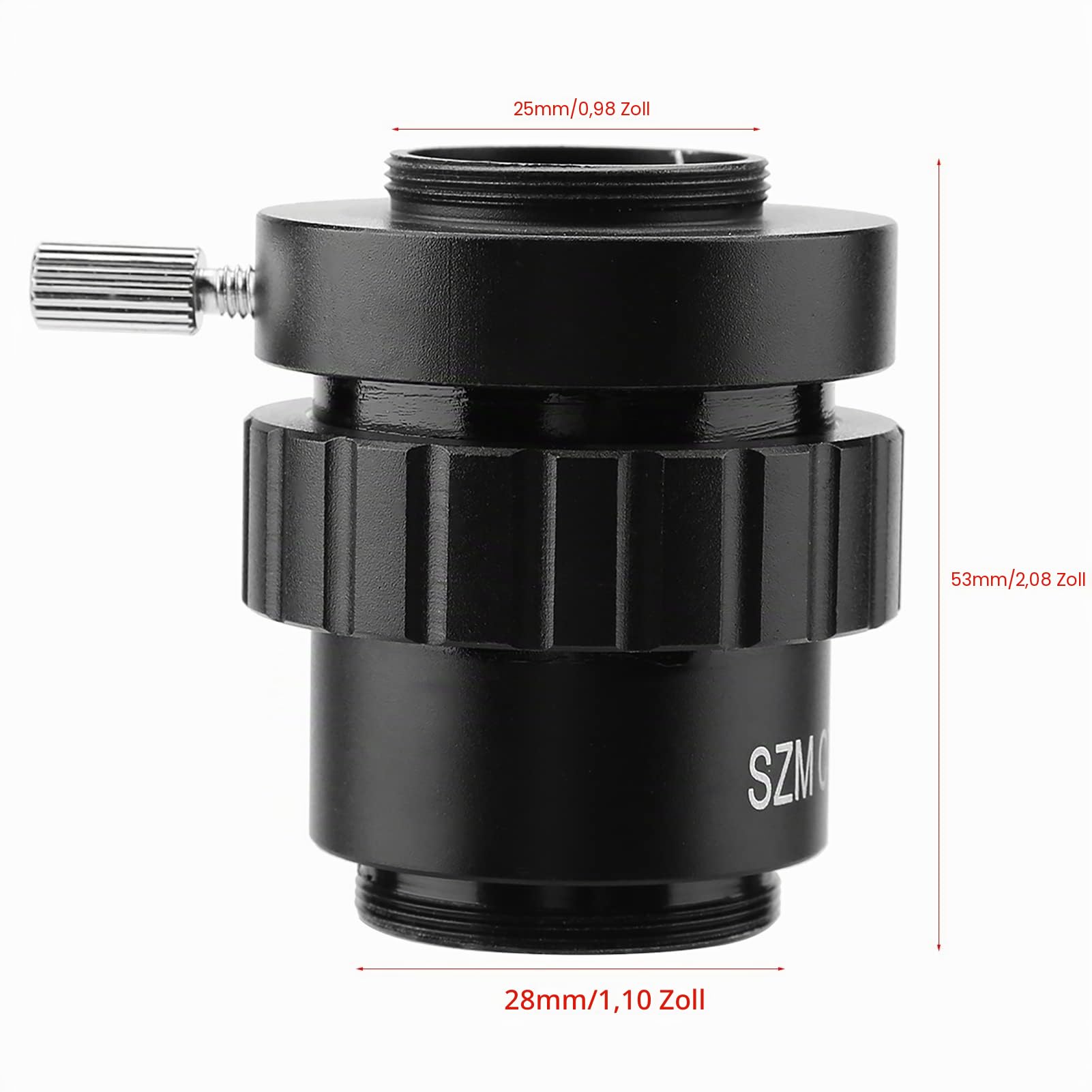 0.5X Okular C-Mount Objektiv 1/2 CTV Adapter für Video Digitalkamera Triokulares Stereoskopisches Mikroskop