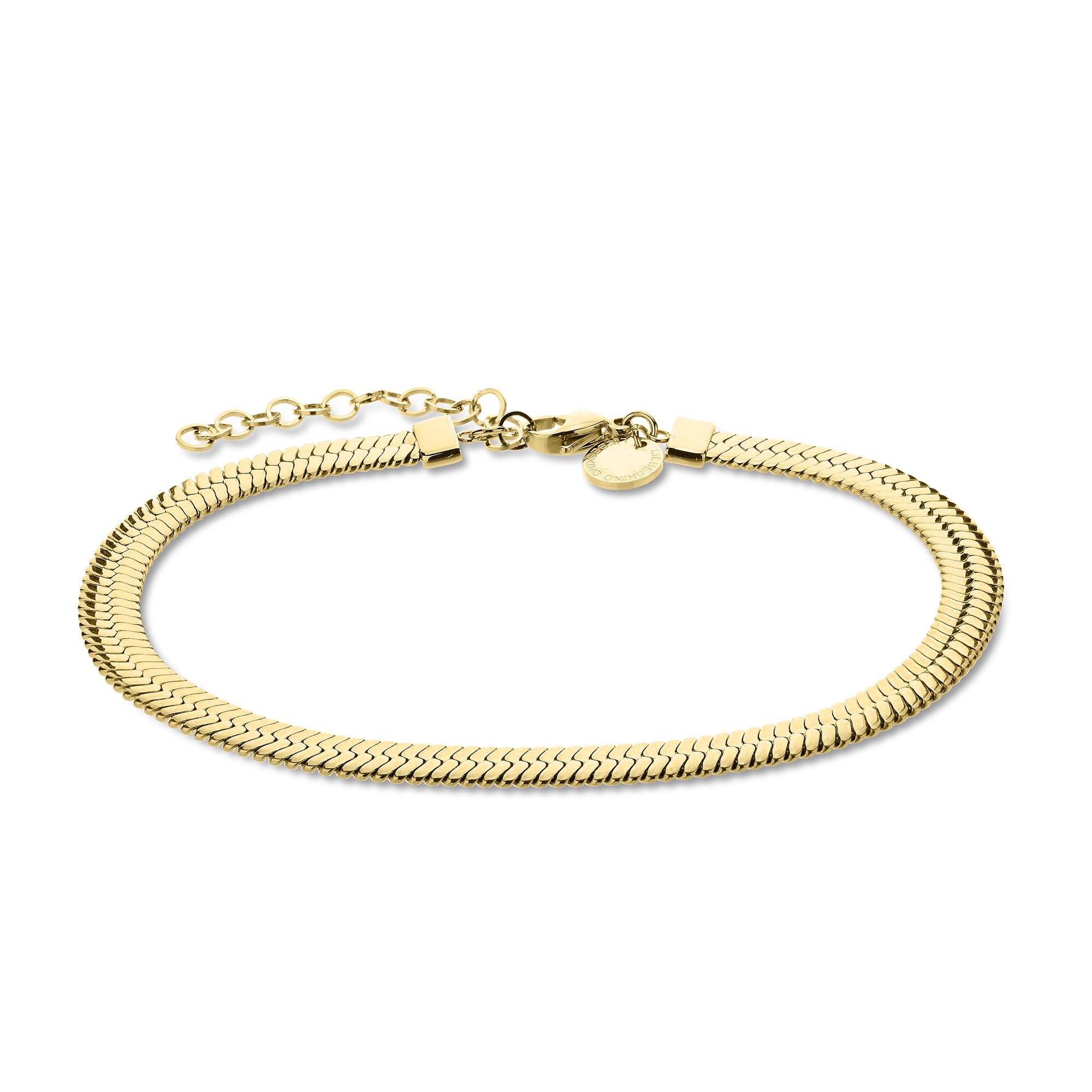 Liebeskind Berlin Ankle Chain LJ-1749-A-27 in Stainless Steel IP Gold