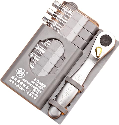 Miniatura 9 de Mini llave de trinquete Destornillador Bit Set multifuncional Destornillador ranurado en forma especial Herramientas de mano para el hogar