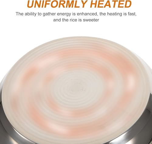 Miniatura 2 de Olla de arroz interna de acero inoxidable interior ollas de cocina interior 2l recipiente antiadherente para olla arrocera tradicional arrocera