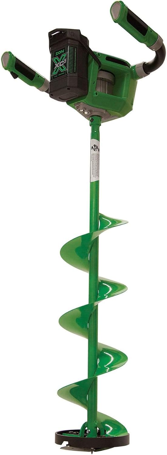 ION X 29250 40V 5 amphour Electric 8Inch Ice Auger, with Reverse, Ice