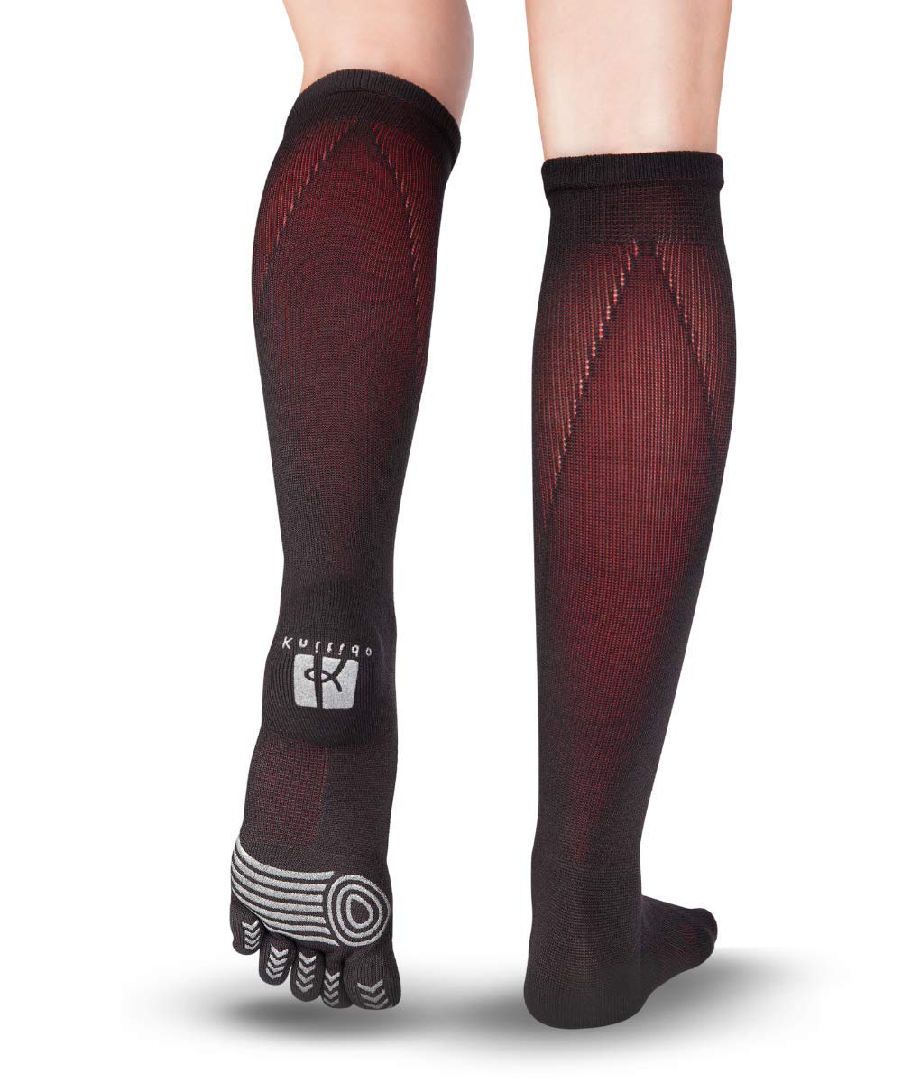 Knitido Asymmetric Compression TS 2.0, Sport-Kompressionsstrümpfe mit asymmetrischer Kompression