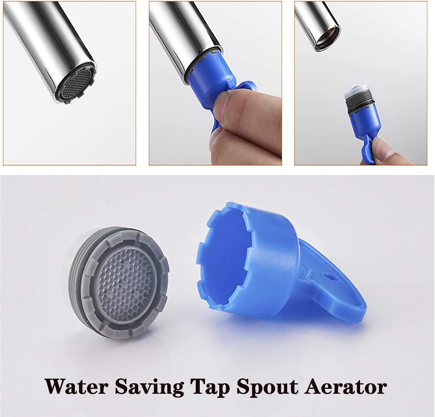 QISF Tap Aerator 22mm Faucet Aerators for Tap Water Saving Tap