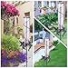JOYBee Metal Hummingbird Wind Spinners with Rain Gauge-Metal Stake with Replacement 7