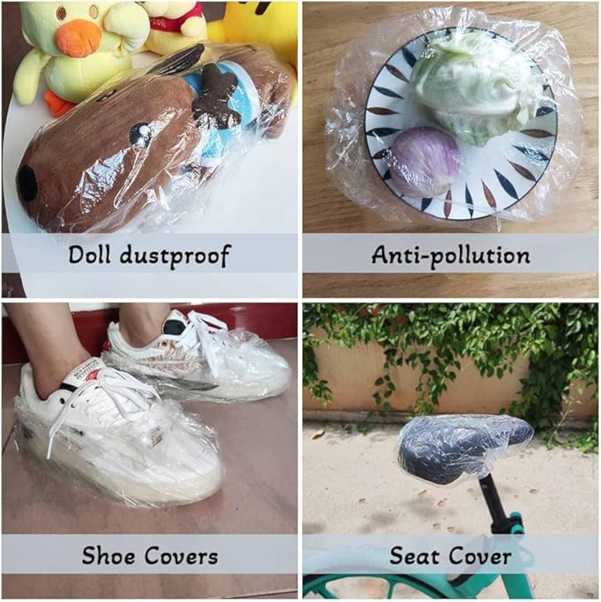 100-Pack Disposable Shower & Utility Caps, Multipurpose Covers