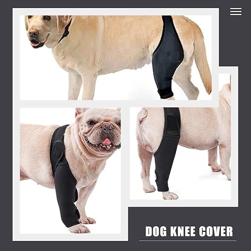 Miniatura 5 de Balacoo Arnés para perro para perro ACL trasero pata pata bálsamo perros lamer seguro cuidado perro articulación perro rodilla vestido forma soporte
