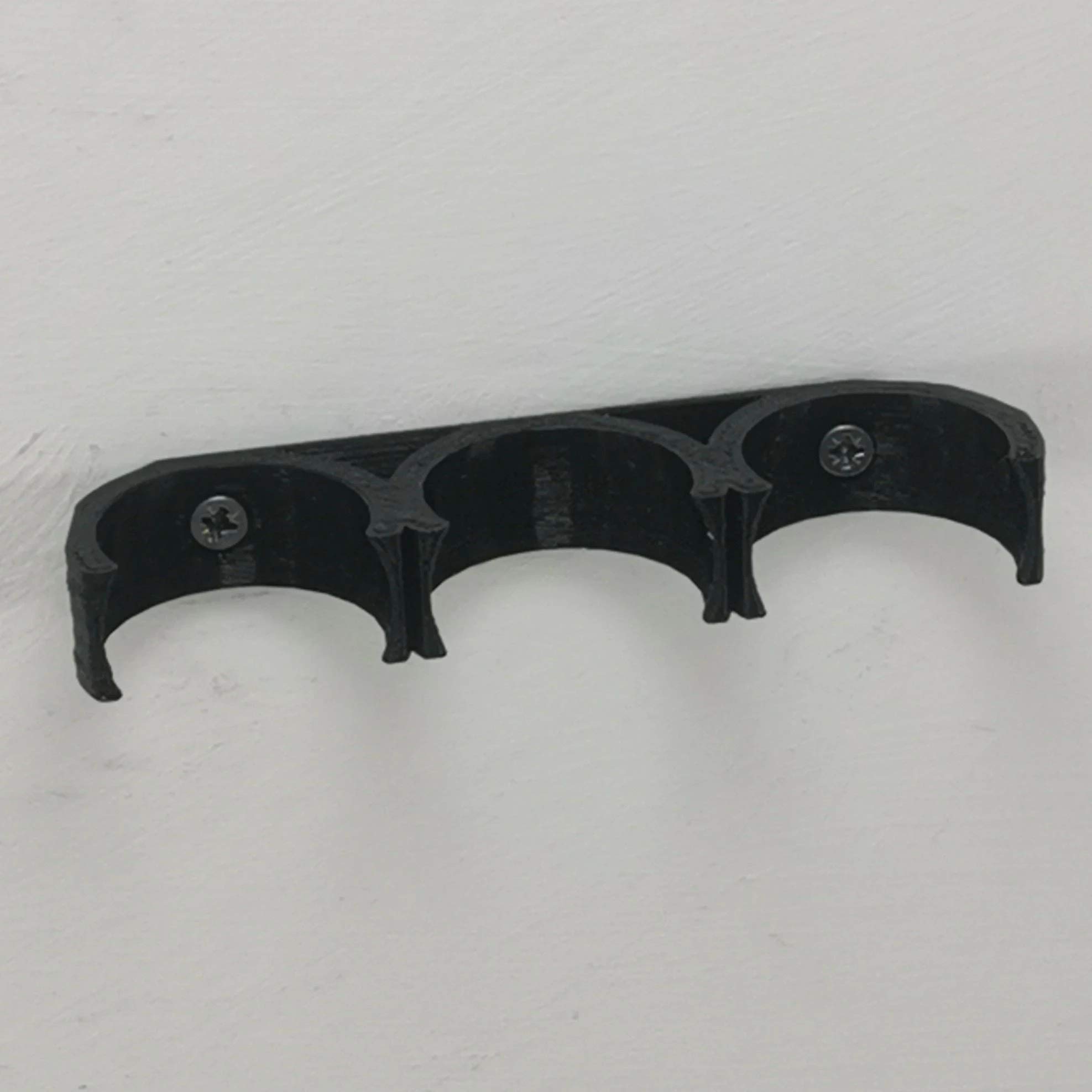 Table Tennis Ping Pong Ball Bracket/Mount for 3 Balls : Screw Fit Black