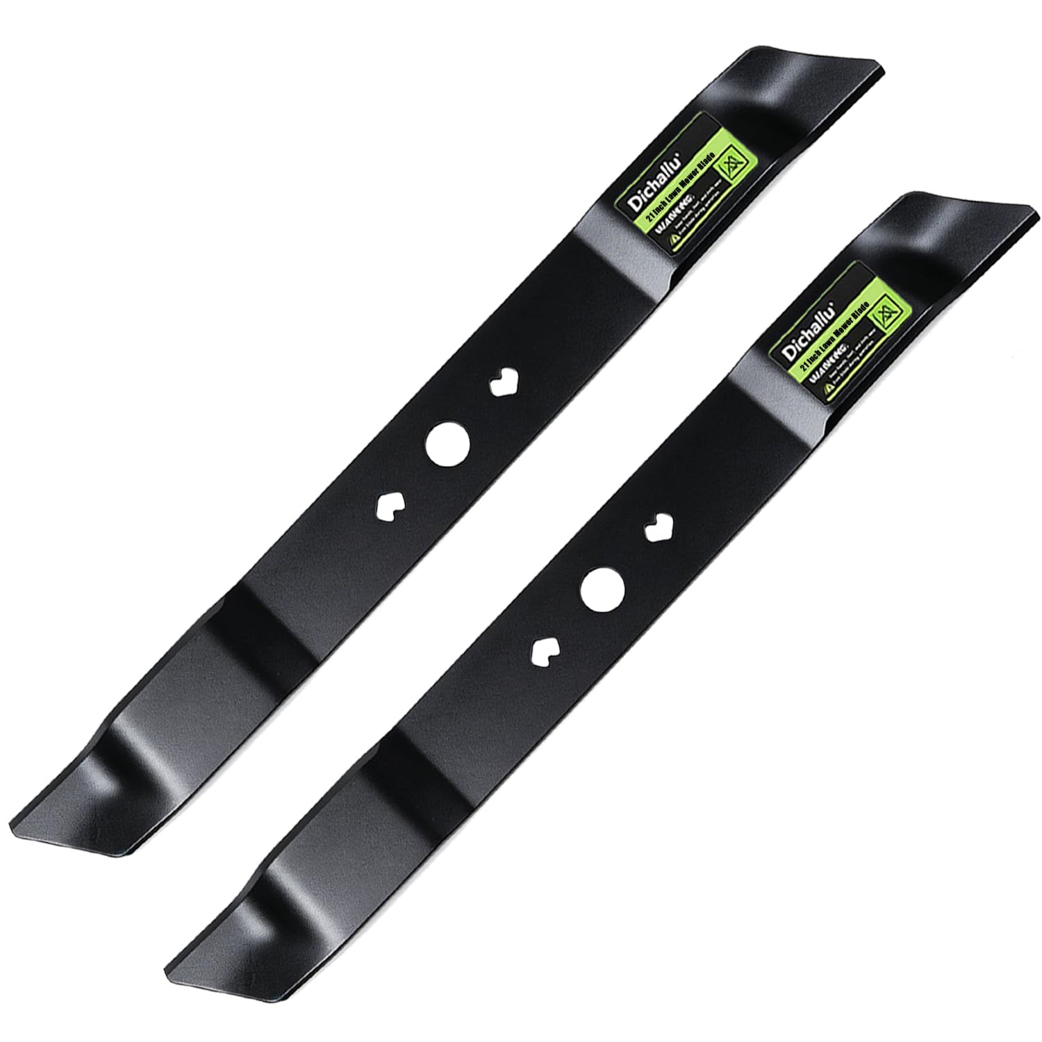 Cuchilla de repuesto para cortacésped Greenworks de 21 pulgadas C3208101 MO40L4413, MO40L03, MO48L4422 (negro, 2 unidades)