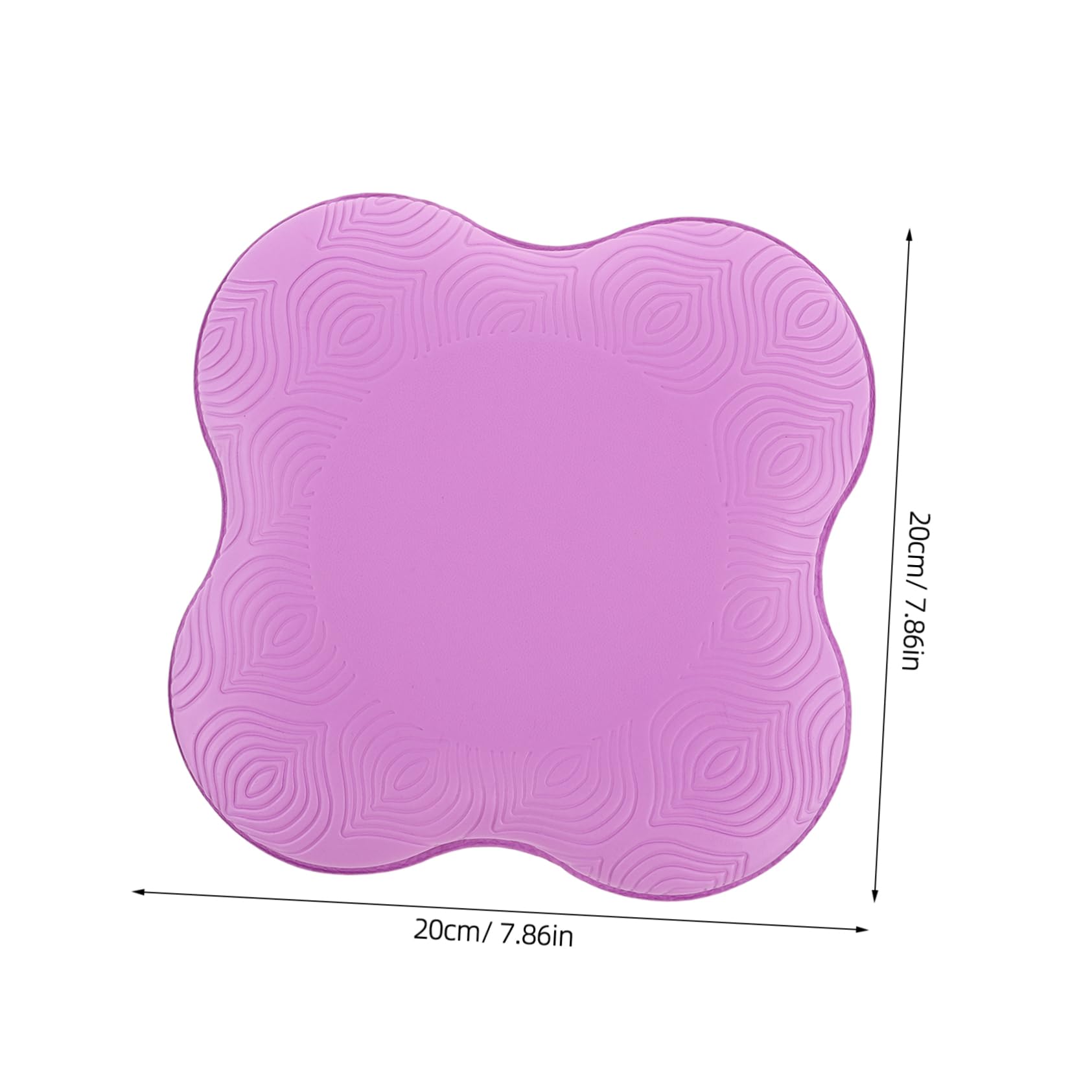 Yardwe Yoga Knee Cushion Pad Extra Thick Non Slip Fitness Cushion for Kneeling Elbow Support Lightweight Portable Exercise Mat for Gym Home Outdoor Use Easy to Clean