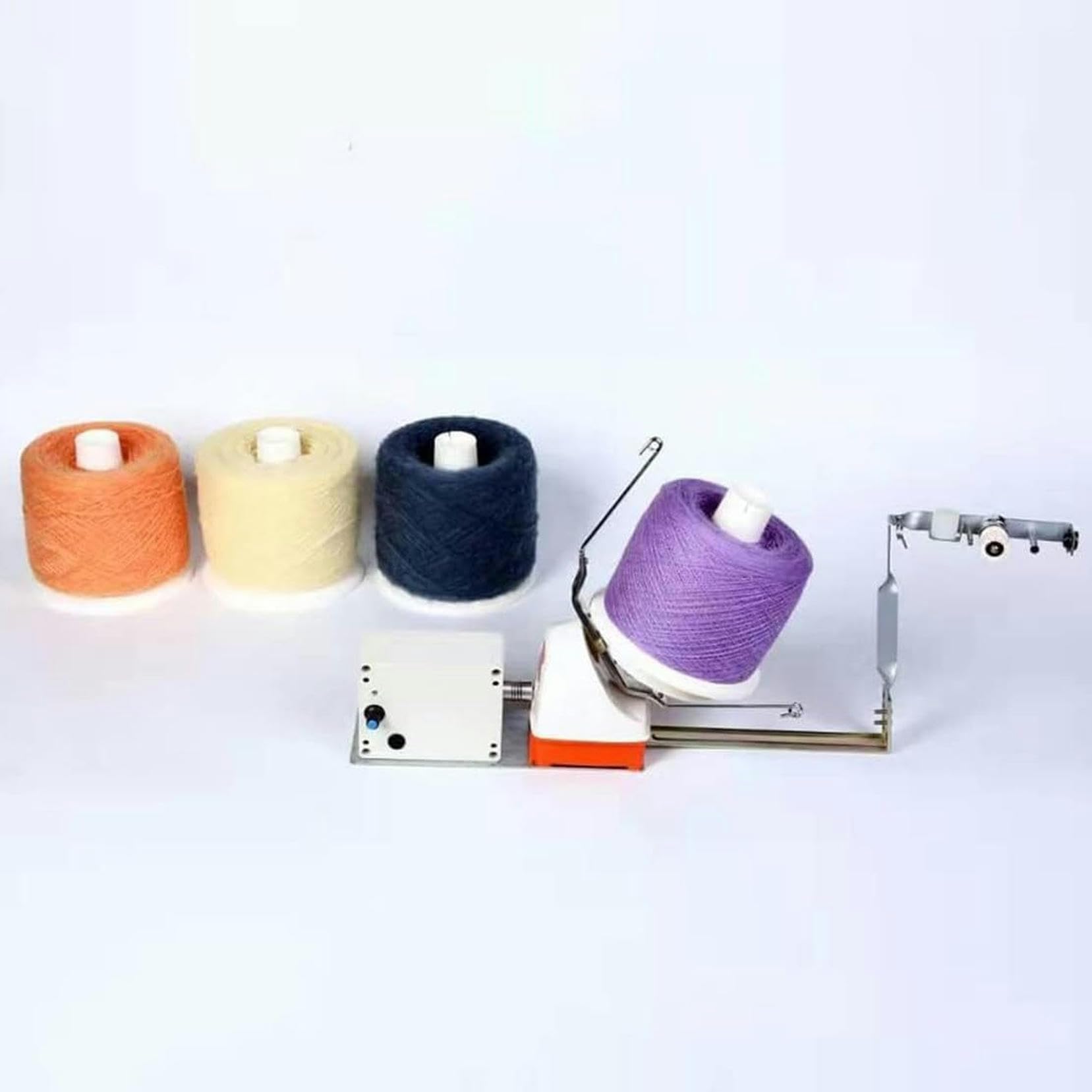 Envernador De Bola De Hilo Eléctrico, Máquina De Hilo Rápido De La Máquina De Tambor Eléctrica, Máquina De Torsión De Lana Doméstica, Hilo Metálico Fácilmente De Viento, Lana, Nylon, Rápido Incluso