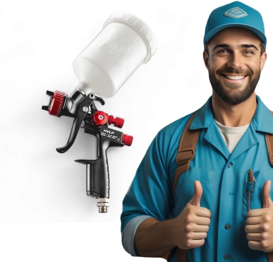 Black Widow by Spectrum Professional HVLP Gravity Feed Air