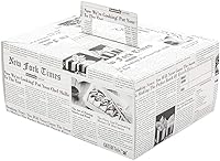 Vista 2 de Restaurantware Cater Tek - Cajas de alimentos de 9 x 7 x 3 pulgadas, 100 recipientes de alimentos resistentes a la grasa para llevar, con asa, papel