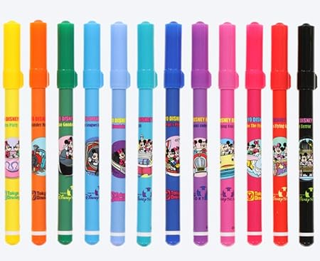 Amazon ミッキー ミニー カラーペン12色 レトロ デザイン アトラクション 東京ディズニーリゾート Tdr 文房具 ミッキーマウス ミニーマウス お絵かき ねんど シール おもちゃ Amazon ミッキー ミニー カラーペン12色 レトロ デザイン アトラクション 東京ディズニーリゾート Tdr 文房具 ミッキーマウス ミニーマウス お絵かき ねんど シール おもちゃ