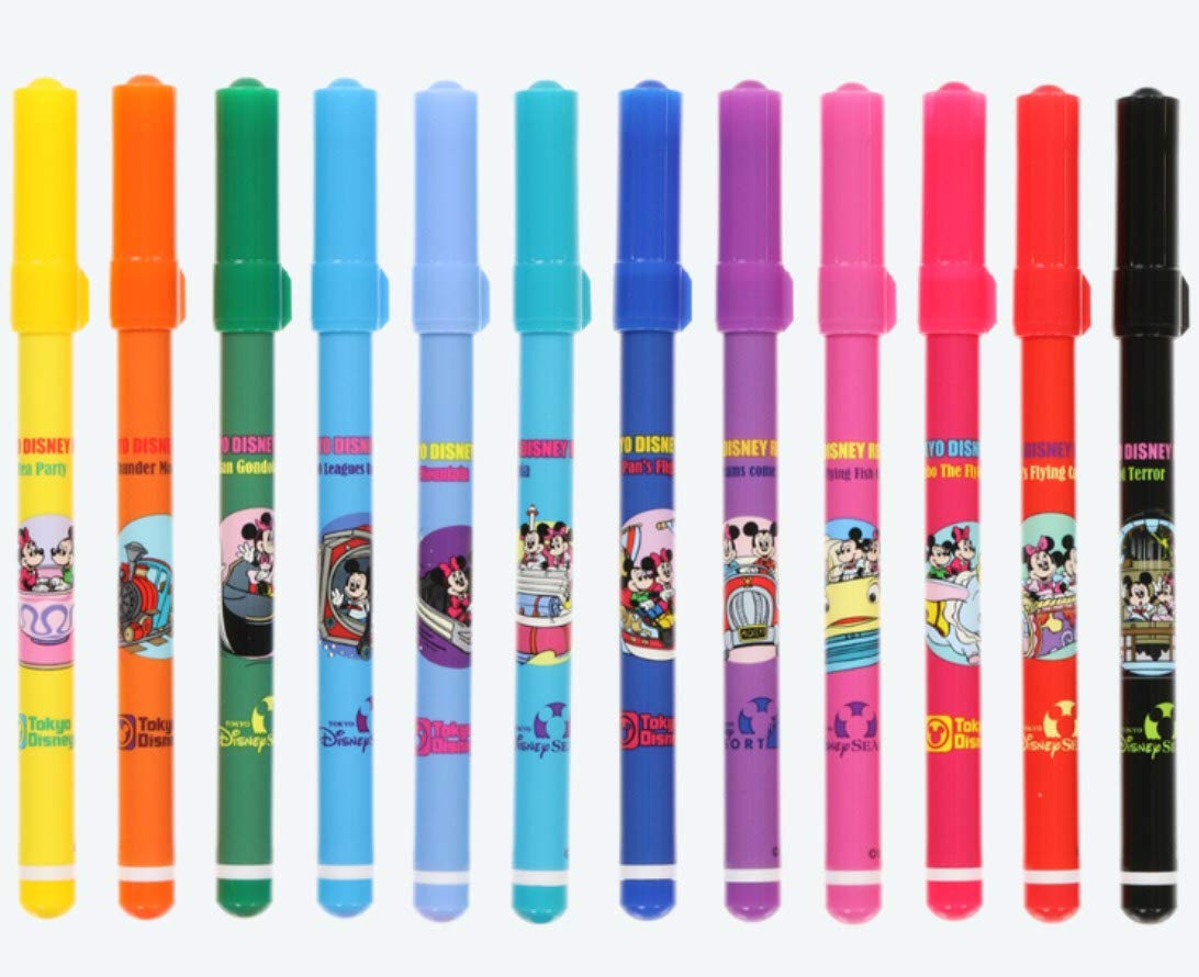 Amazon.co.jp: ミッキー＆ミニー カラーペン12色 東京ディズニー