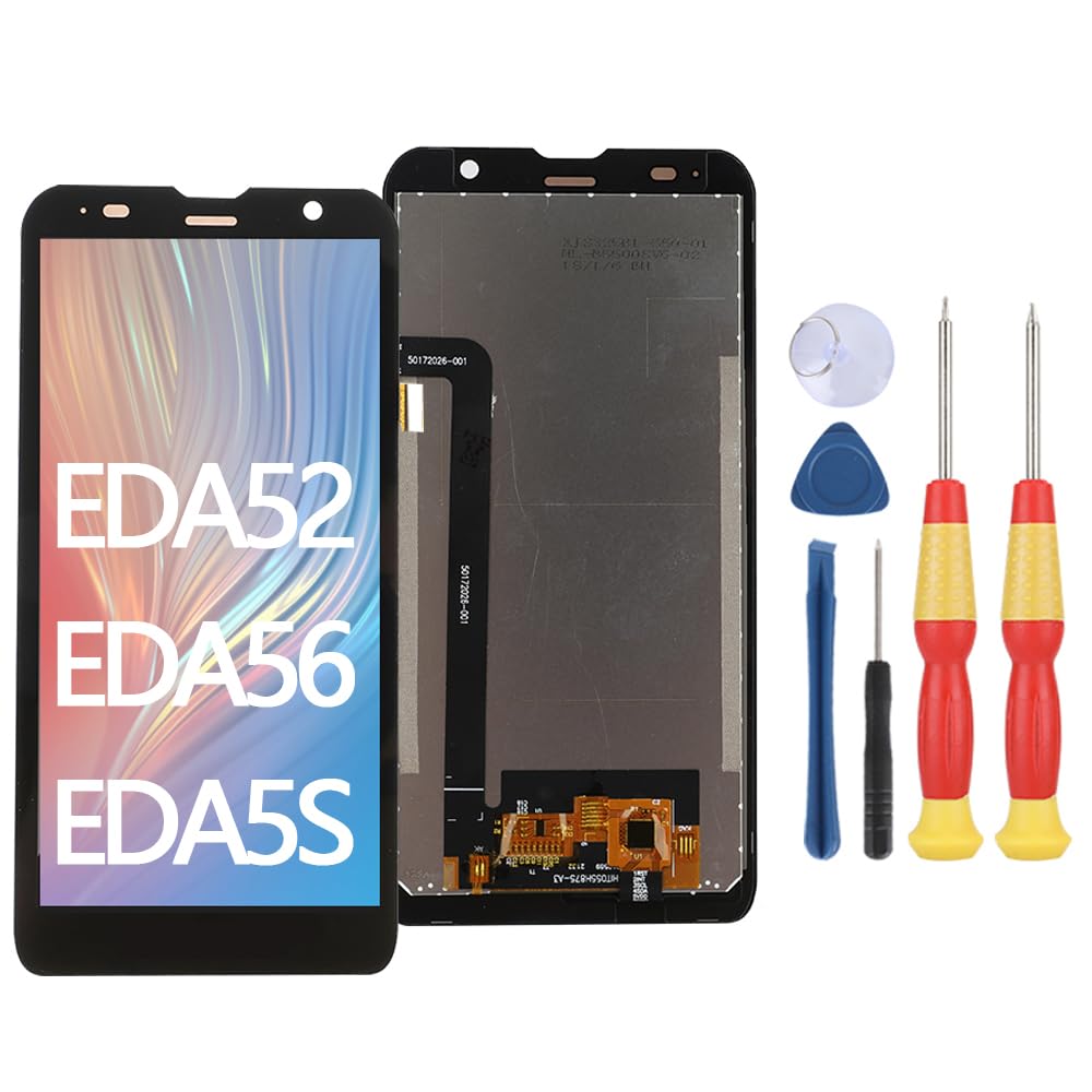 Pantalla LCD compatible con Honeywell EDA52 / EDA56 / EDA5S LCD Display Touch Screen Assembly Piezas de repuesto con herramientas.