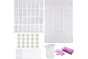 Domino Silicone Molds for Epoxy Resin Casting