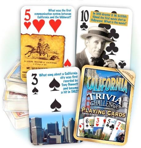Miniatura 3 de Flickback Juego de cartas de trivia 1954 y combo de cumpleaños de cartas de trivia de California