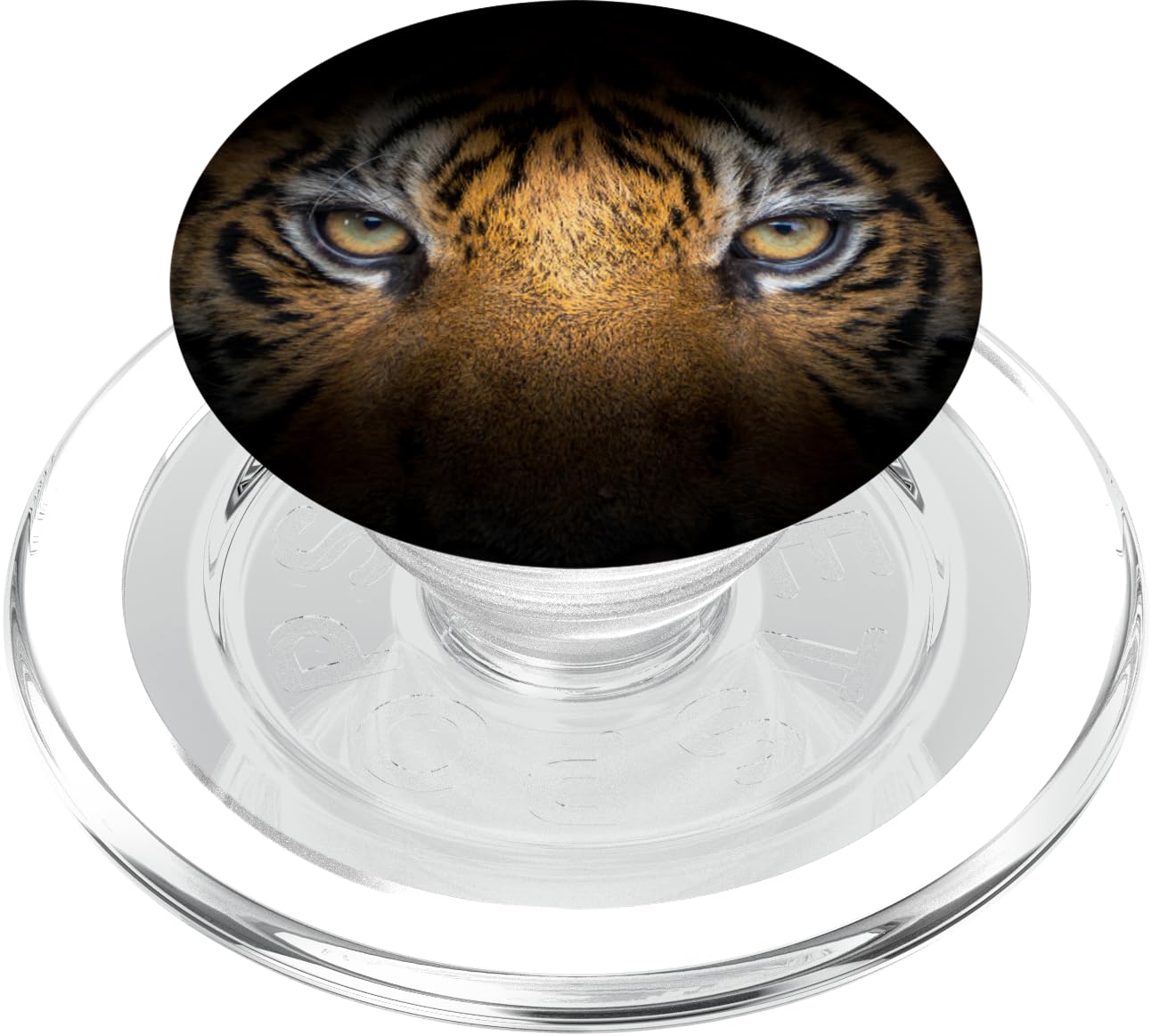 Tiger PopSockets PopGrip for MagSafe, Clear