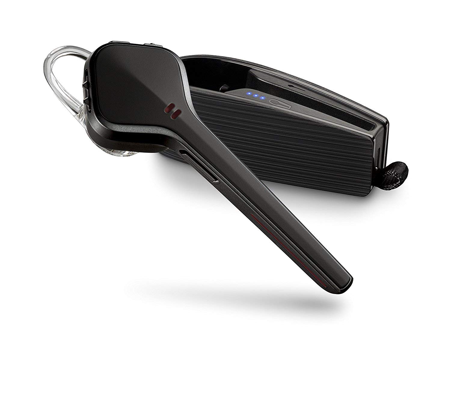 Plantronics Voyager Edge Wireless and Hands-Free Bluetooth Headset - Compatible with iPhone, Android, and Other Leading Smartphones - Carbon Black (Renewed)